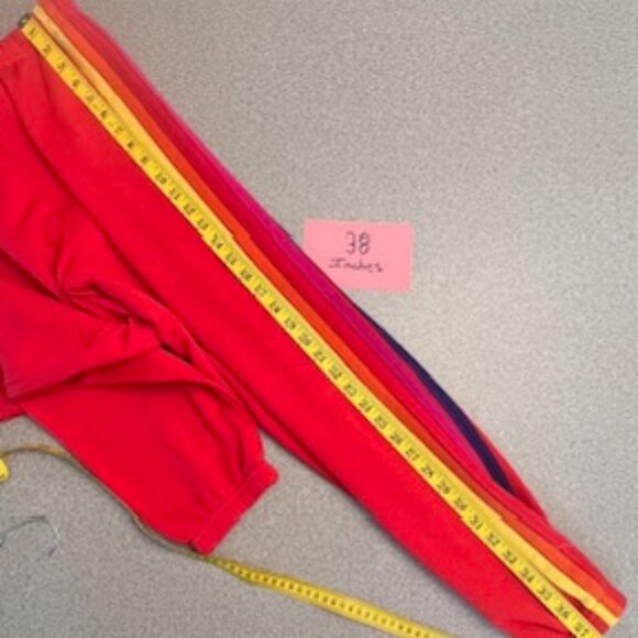 Aviator Nation 5 Stripe Sweatpants Red - Picture 10 of 10